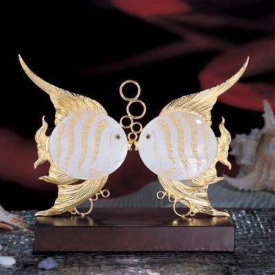 特色禮品 工藝品 擺件魚水情