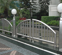 北京房山铁艺不锈钢大门围栏楼梯制作安装