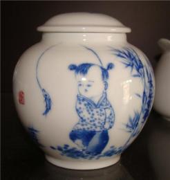 景德镇厂家订制陶瓷茶叶罐罐子加工