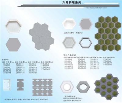 供应 护坡六角塑料模具