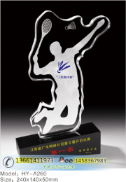 郑州国庆活动比赛奖杯 郑州羽毛球比赛奖杯