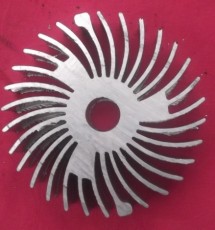 佛山贝司诺铝型材深加工太阳花散热器